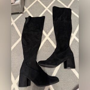 Unisa Black Over the Knee Boots
